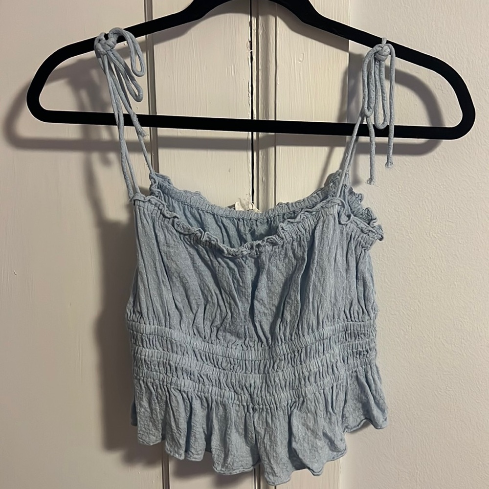Blue Tie Tank